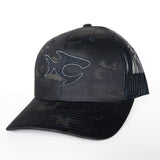 Black Camo Logo Hat